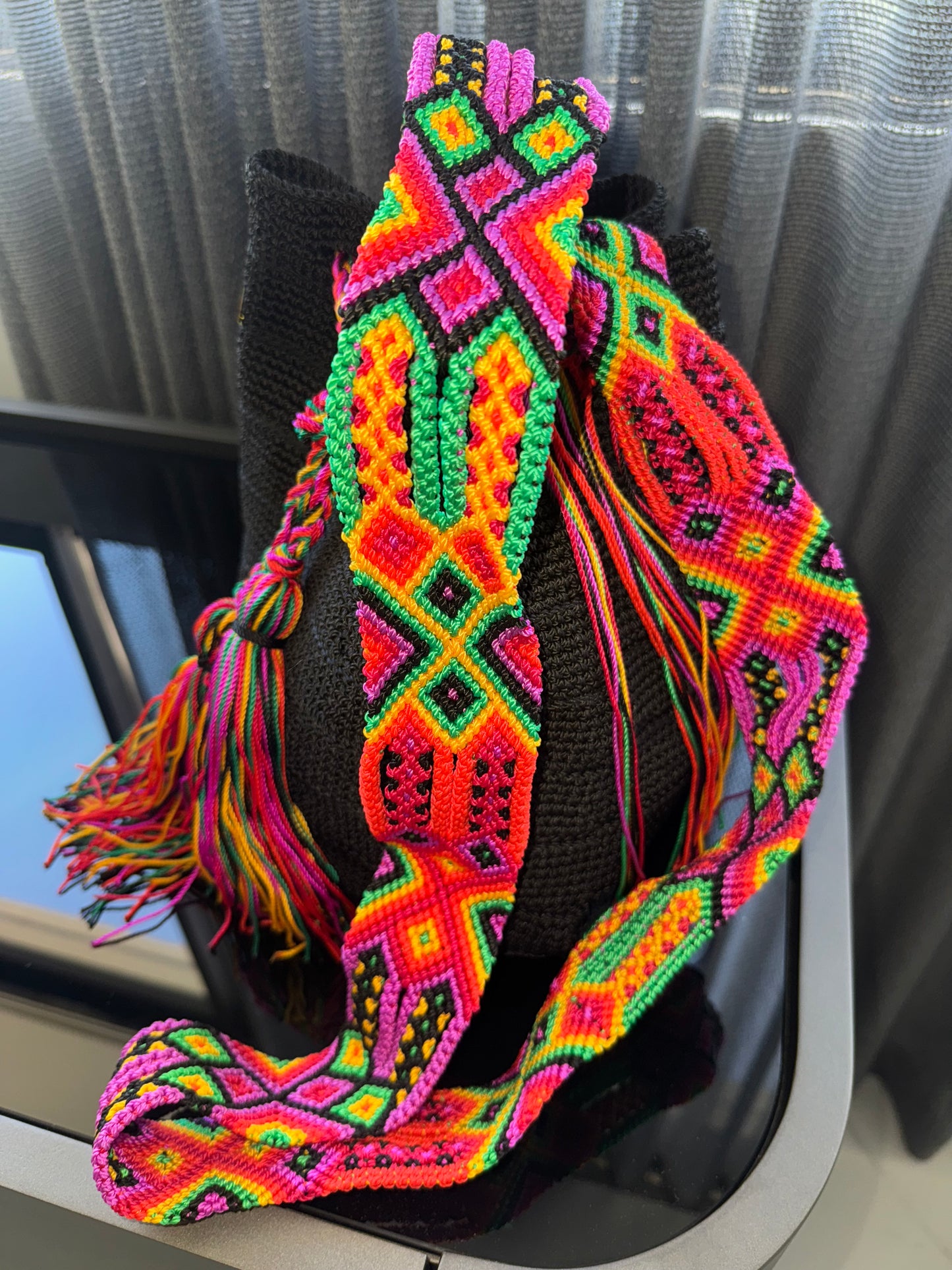 Wayuu Bag Mexican Version in Black