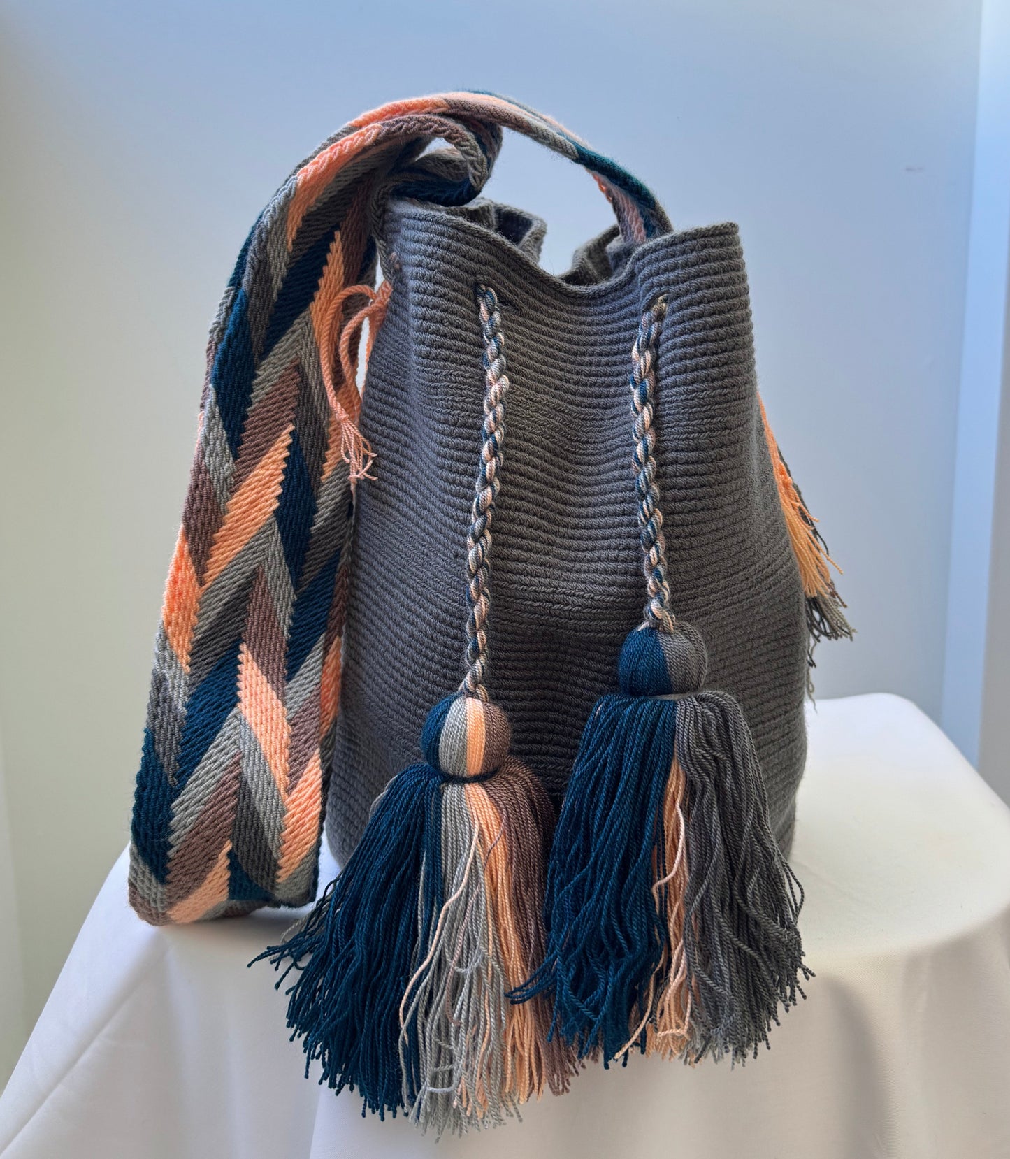 Wayuu Bag Charcoal Grey