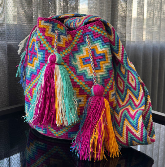 Wayuu Bag Cross Pattern