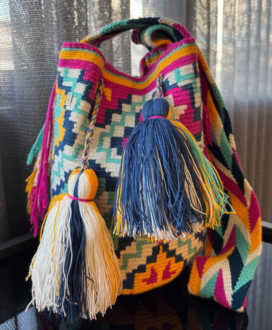 Wayuu Bag Flower Pattern