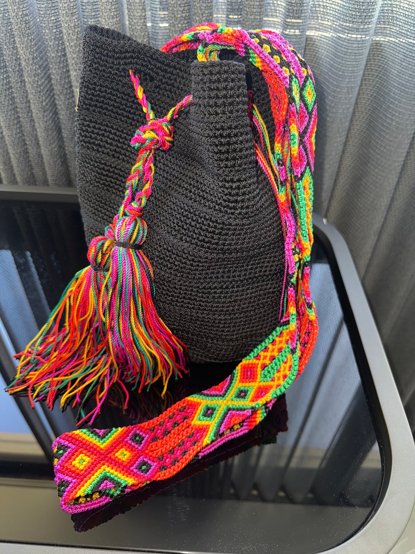 Wayuu Bag Mexican Version in Black