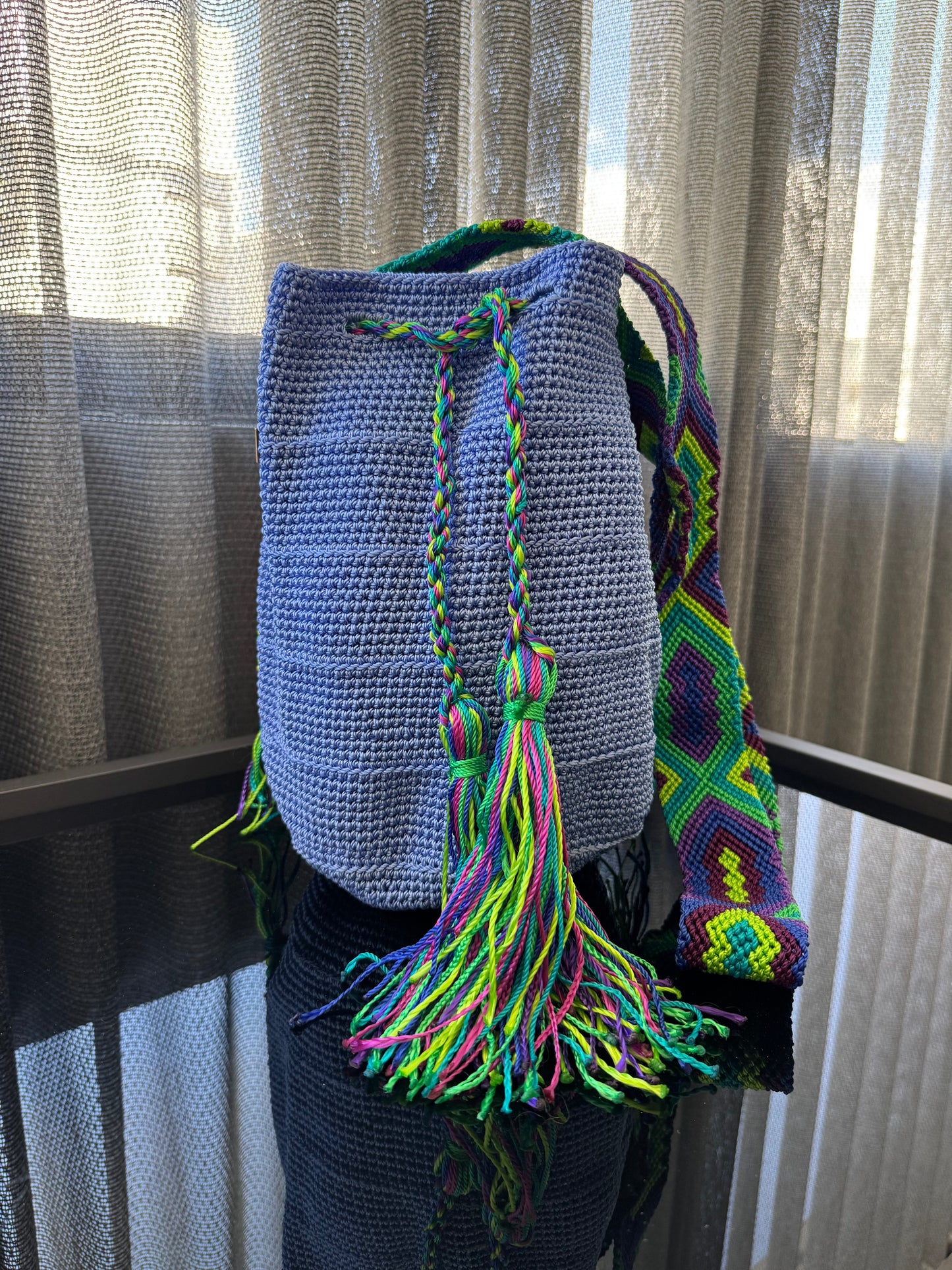 Wayuu Bag Mexican Version in Lilac