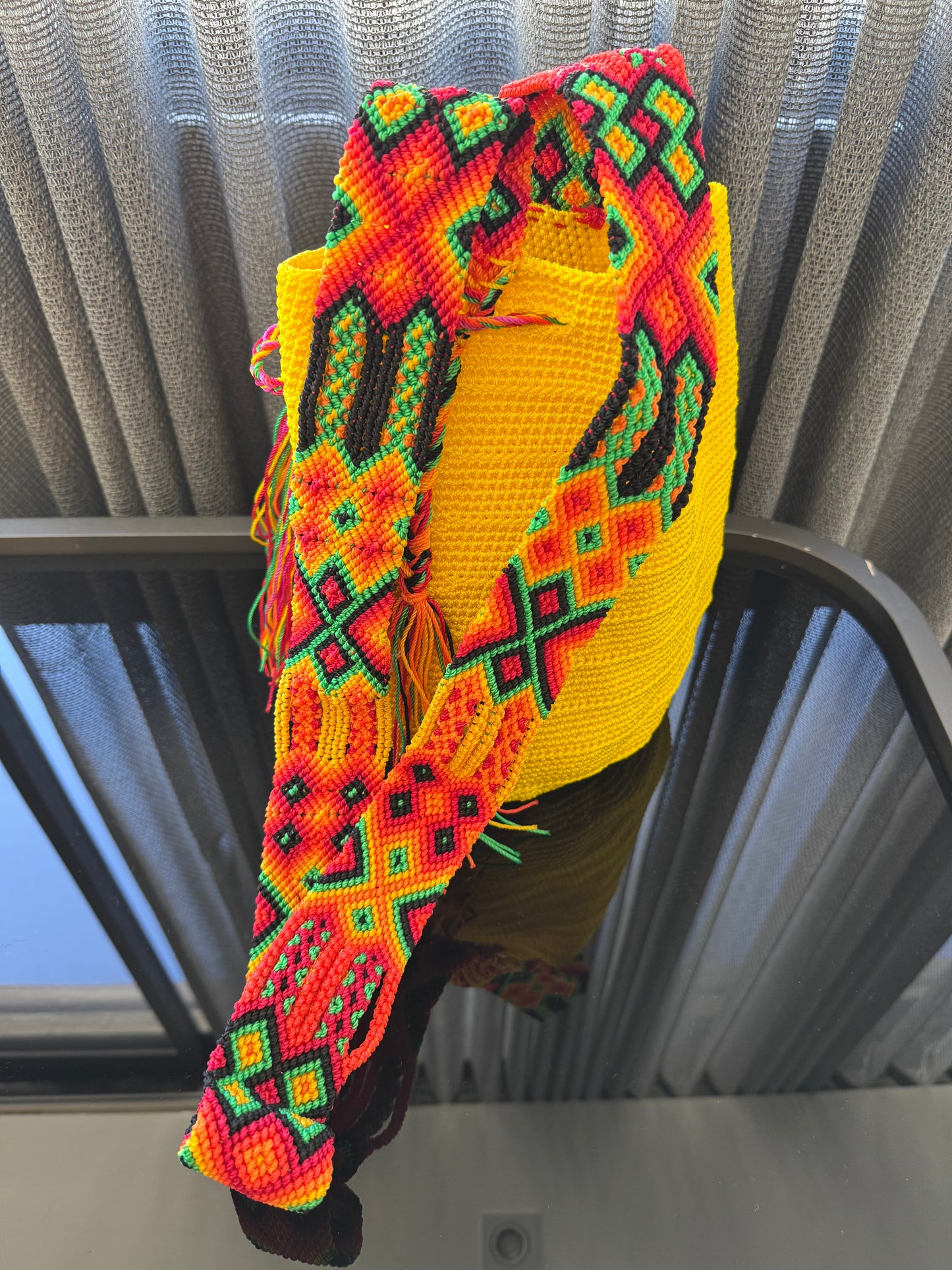 Wayuu Bag Mexican Version in Yellow