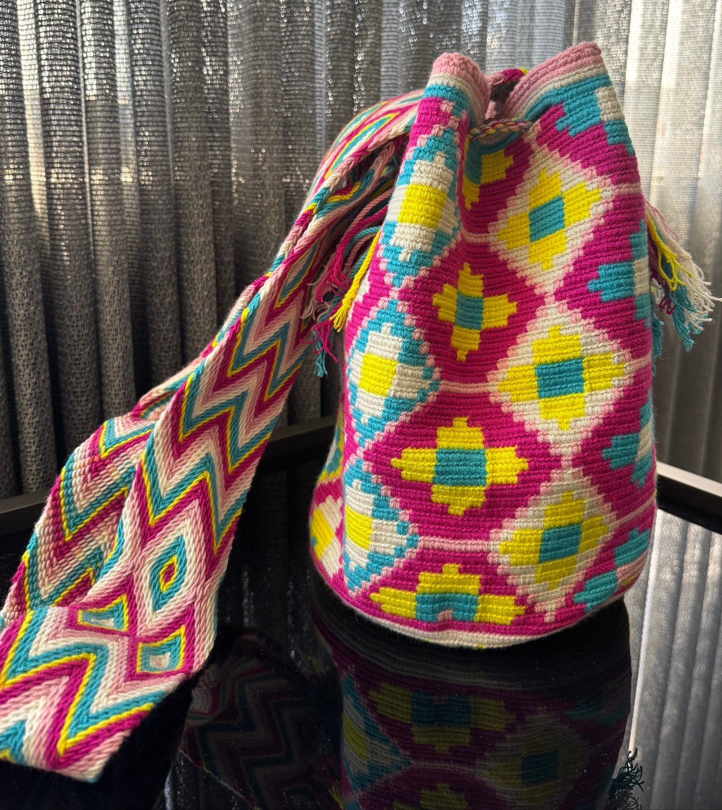 Wayuu Bag Petals Pattern