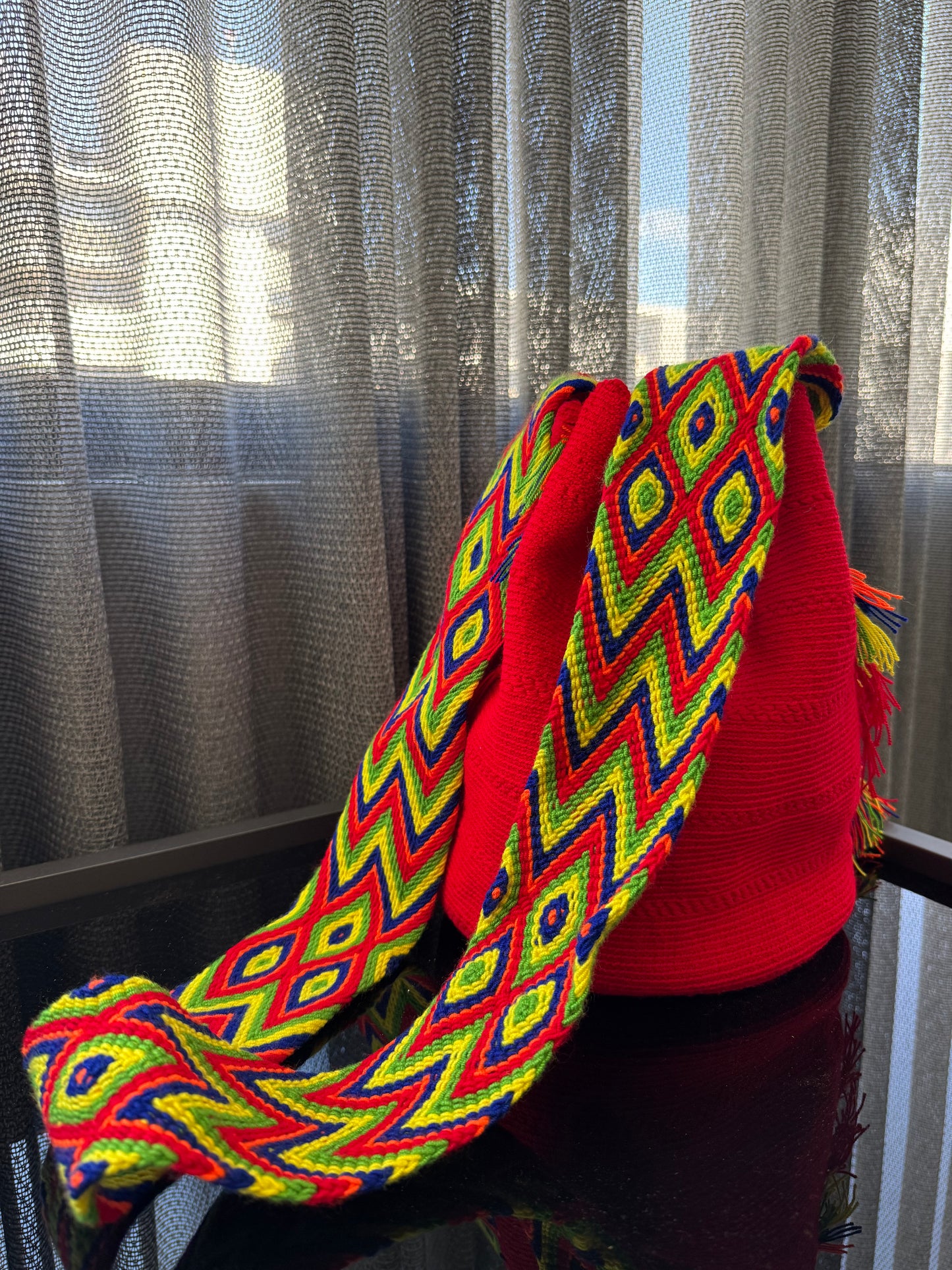 Wayuu Bag Bright Red